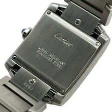 Cartier W51003Q3 Tank Francaise MM Stainless Steel Quartz 2
