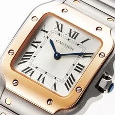 Cartier Santos de SM W2SA0033 Yellow Gold / Stainless Steel 34.5mm #KMW2140 2