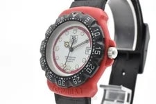 TAG Heuer Formula 1 385.513 Quartz Red White Dial 35m 4