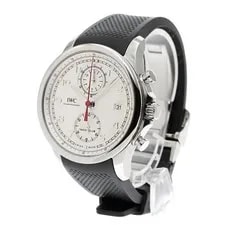 IWC Portugieser Yacht Club IW390502 43mm SS Rubber Silver Dial Chronograph #C097 2