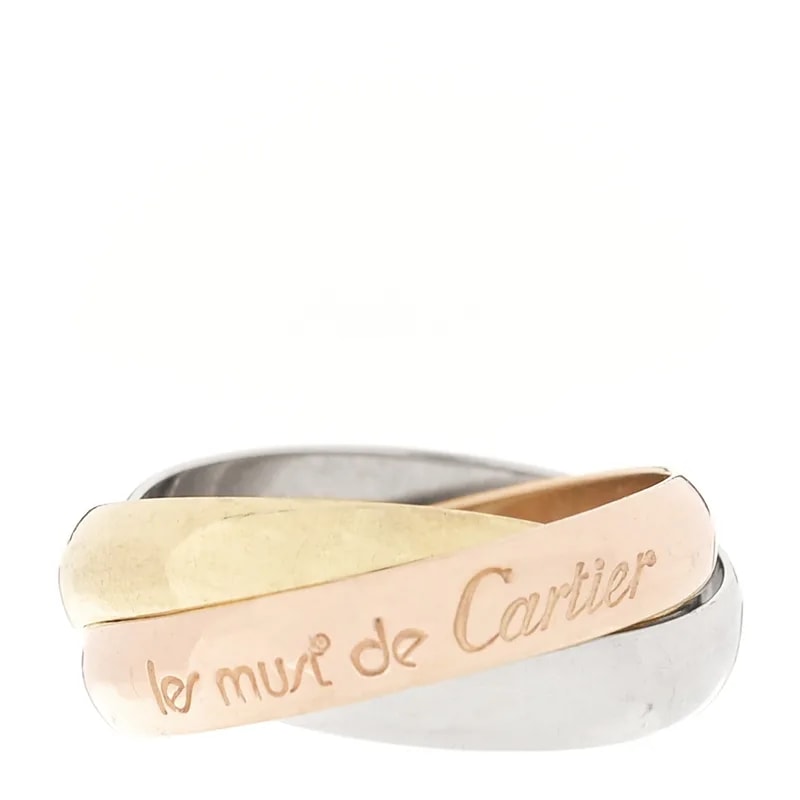 Cartier — 18K White Gold Classic les Must de Cartier Trinity 48 4.5 — Jewelry — resale