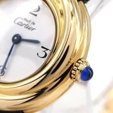 Cartier Must Trinity GP W1010844 GP Quartz From Japan 4