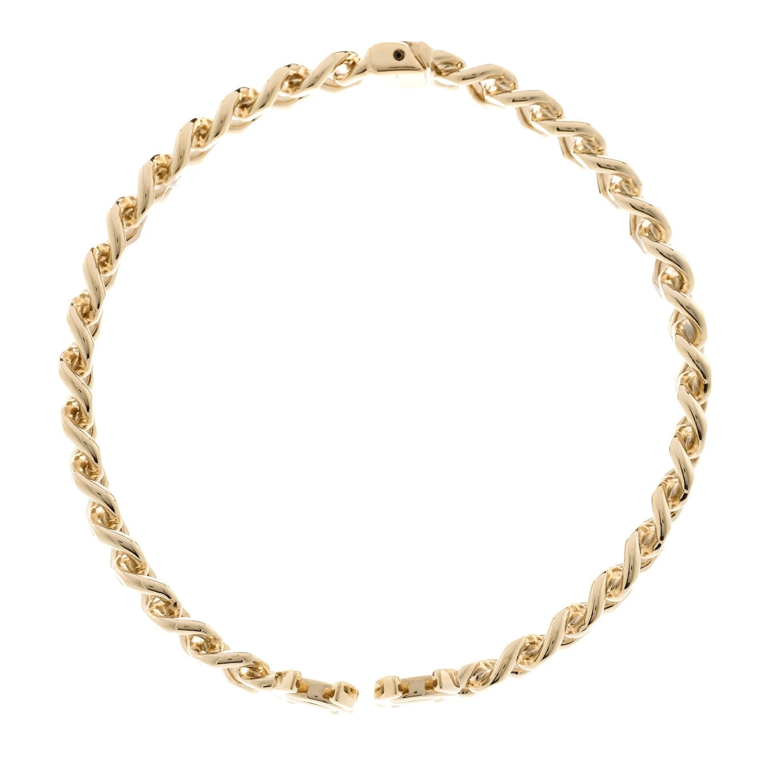 Metal CC Chain Link Choker L 4