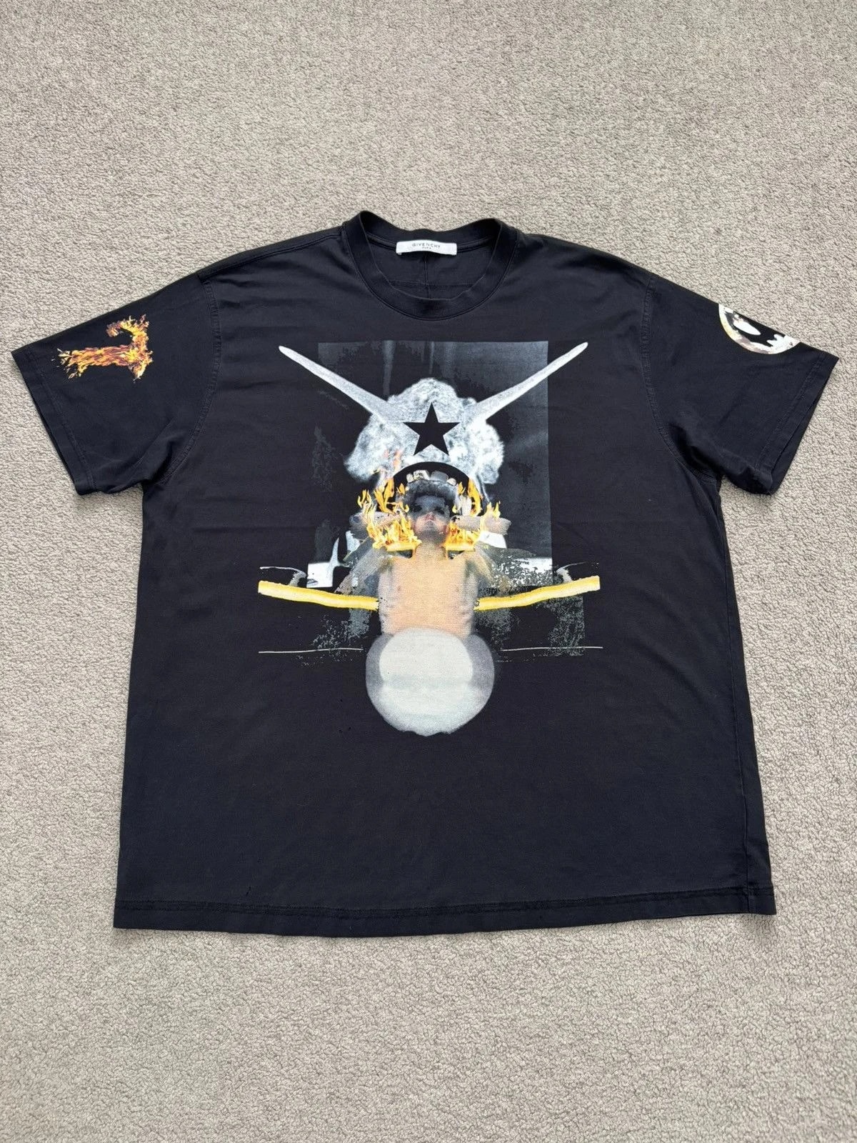 Givenchy — Givenchy By Riccardo Tisci Voodoo Doll Graphic T Shirt — streetwear — resale