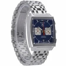 Tag Heuer Monaco CW2113-0 With 38mm Steel Case and Blue Dial. Excellent Condi... 4