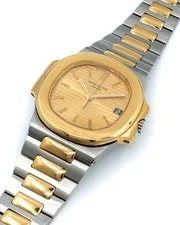 1985 Patek Philippe Nautilus 3800 Ribbed Champagne Dial 38mm Unpolished 3