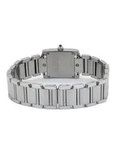 Cartier Tank Francaises SM W51008Q3 H27xW20mm Ivory Dial Stainless Card #T241 3