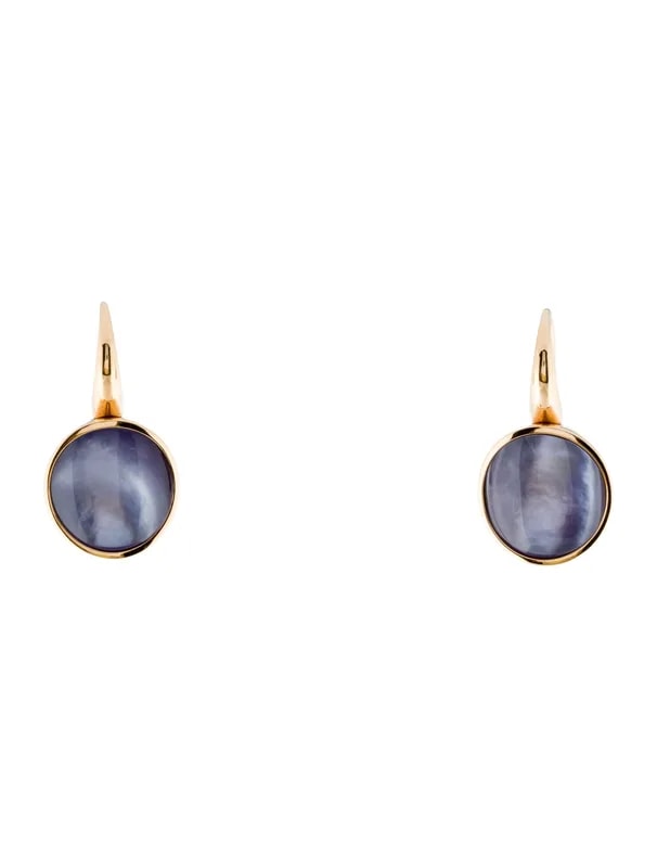 Vhernier — 18K Mother of Pearl & Quartz Doublet Drop — Jewelry — resale