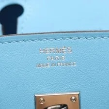 Hermes Birkin 25 B Celeste SHW 4