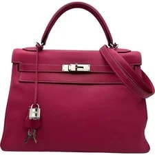 Candy — Hermes Kelly 32 Candy Tyrien / Epsom #OKB6127 — Handbag — resale