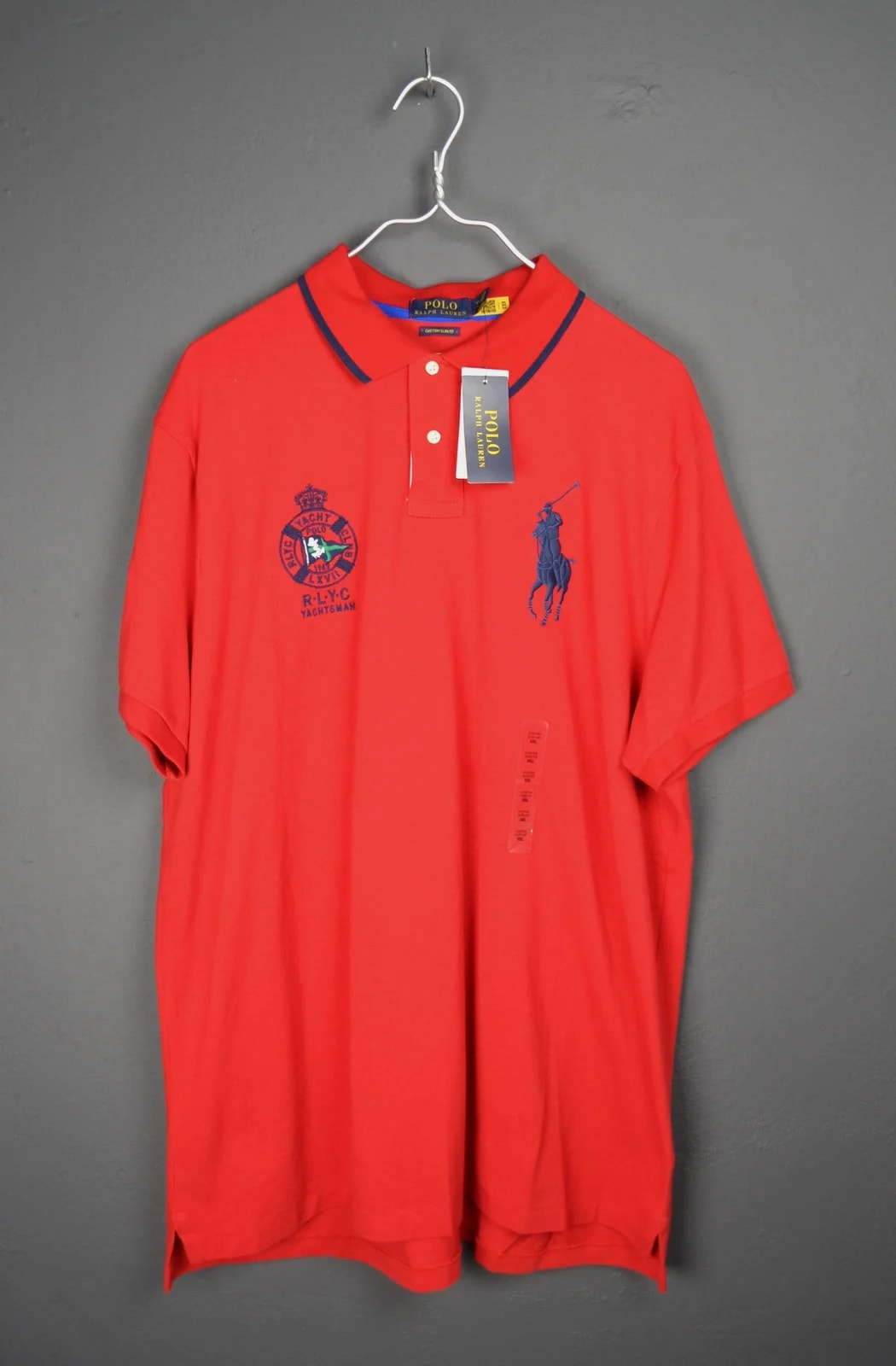 Polo Ralph Lauren — Polo Ralph Lauren XXL Custom Slim Big Pony Yacht Club — streetwear — resale