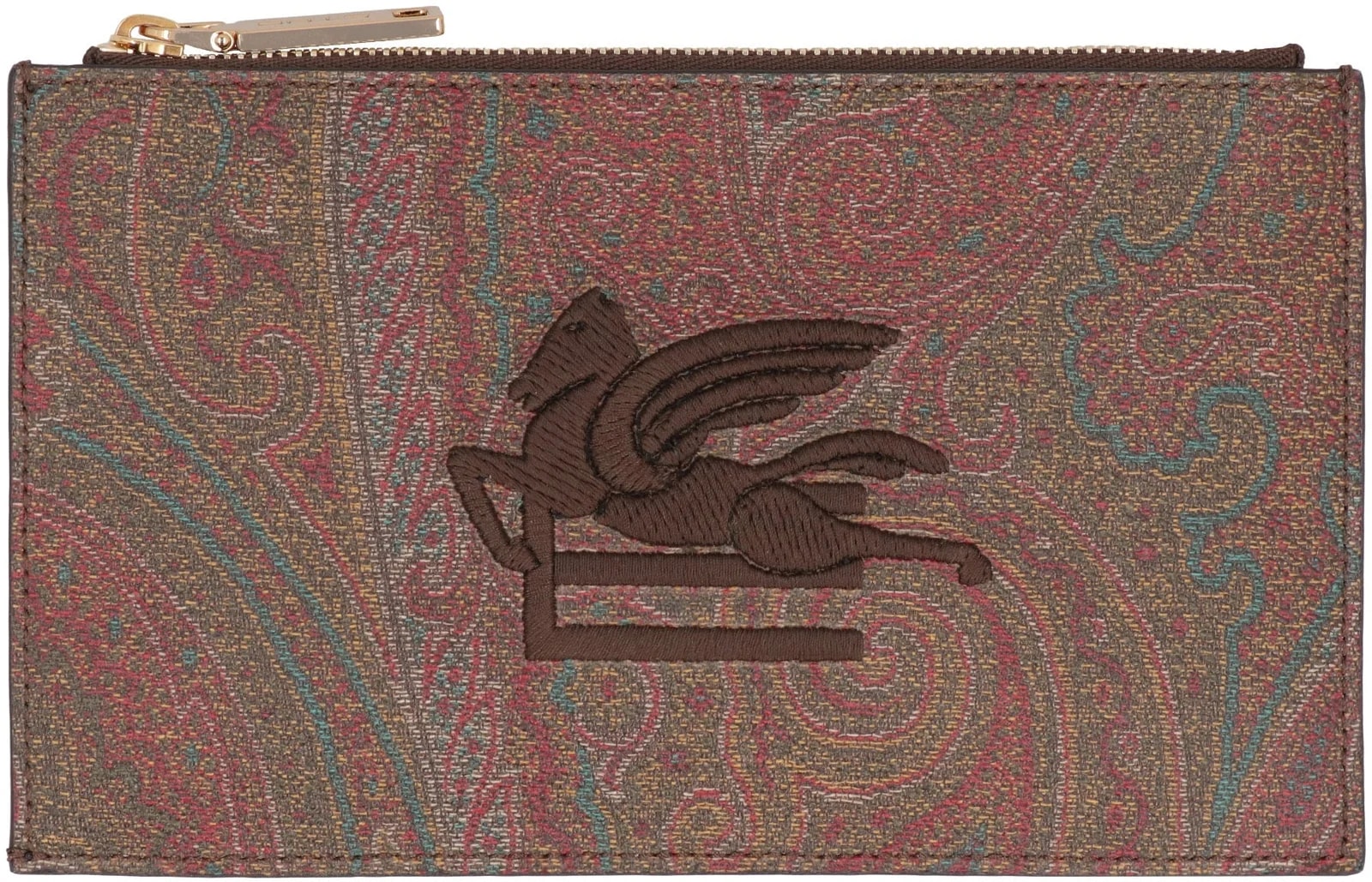 Etro Paisley Logo Print Card Case — Cases 2