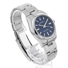Rolex Oyster Perpetual 124200 Blue Bar Random Number Second Hand 3