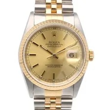 Rolex — Rolex Datejust Watches 16234 Stainless Steel K18 White Gold F-number — Watch — resale