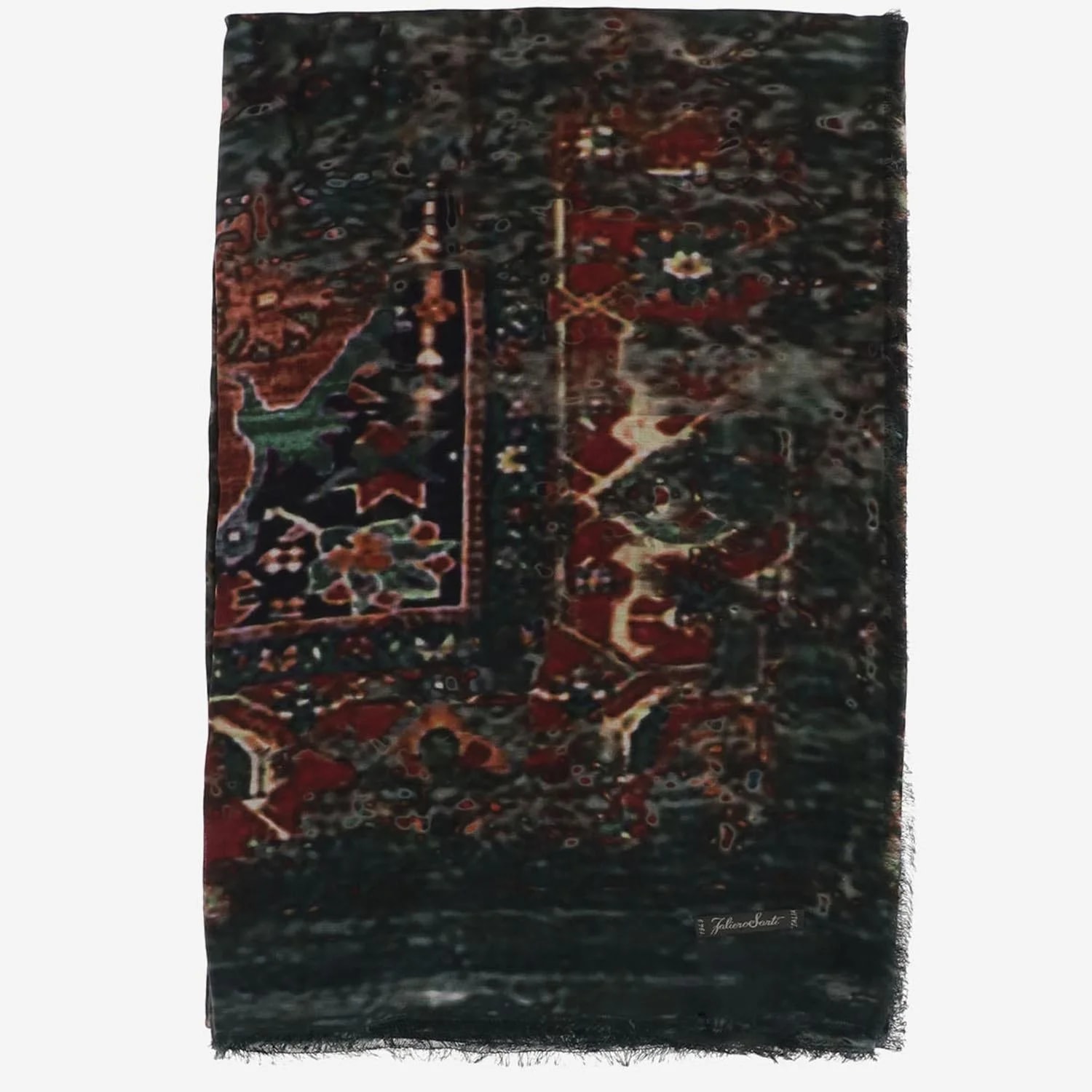 Faliero Sarti — Faliero Sarti Carpet-Pattern Modal and Scarf — Scarfs — Accessory — resale