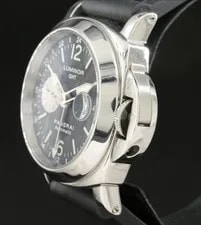 Panerai Luminor GMT 44mm Black With Black Strap- PAM00088 4