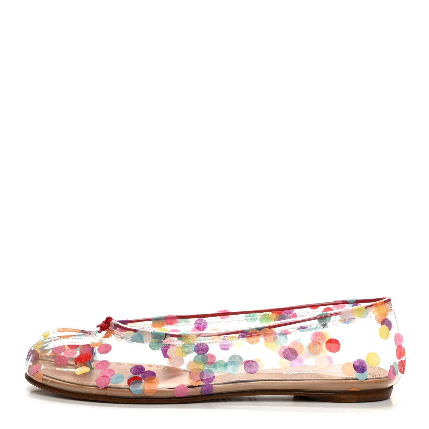 Maison Margiela — Confetti Printed Tabi New Ballerina 39 — Designer Shoe — resale