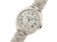 Cartier Clé de WSCL0007 Stainless Steel 40mm Silver Dial Automatic #DW555 2