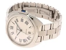 Cartier Clé de WSCL0007 Stainless Steel 40mm Silver Dial Automatic #DW555 3