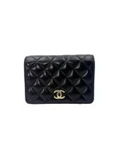 Chanel — Chanel Quilted Classic Flap With Hardware Enamel Charm(EH — Handbag — resale