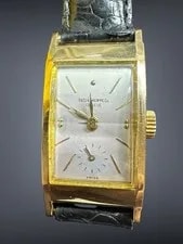Patek Philippe Tegolino Cal. 9-90 Tank 1940s Solid 18K Yellow Gold 2