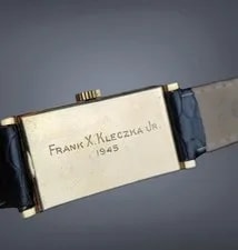 Patek Philippe Tegolino Cal. 9-90 Tank 1940s Solid 18K Yellow Gold 3