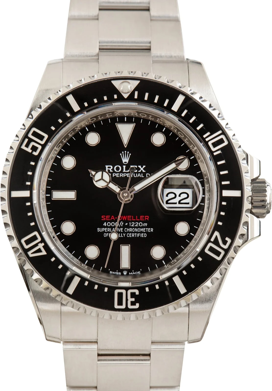 Rolex — Rolex Sea-Dweller Red Writing Black Dial Ref 126600 — Watch — resale
