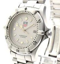 TAG Heuer 2000 Professional 962.213R Silver Quartz #67 2