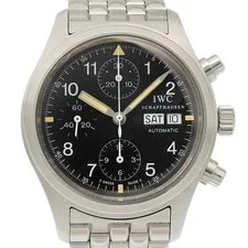 IWC — IWC Chronograph IW370607 Stainless Steel 39mm Black Dial Automatic #NW1585 — Watch — resale