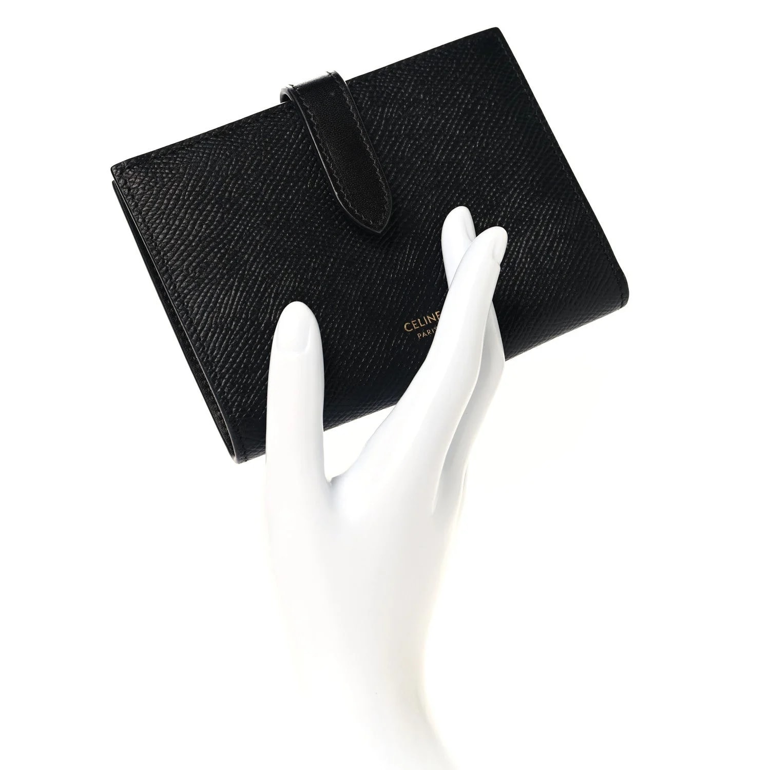 Grained Medium Multifunction Strap Wallet 2