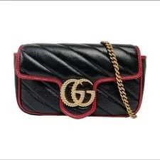 Gucci — Gucci GG Marmont Trim Chain — Handbag — resale