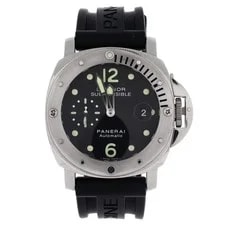 Panerai — Panerai Luminor Submersible Acciaio Automatic Stainless Steel and Rubber — Watch — resale