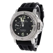 Panerai Luminor Submersible Acciaio Automatic Stainless Steel and Rubber 3