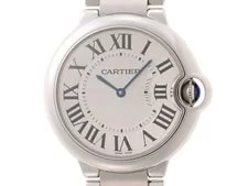 Cartier — Cartier Ballon Bleu MM / SS W6920084 Stainless Steel 33mm Silver Dial #DW1489 — Watch — resale