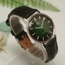 Omega — Omega Geneve Manual Hand-Winding 111.0114 32mm Green Dial — Watch — resale