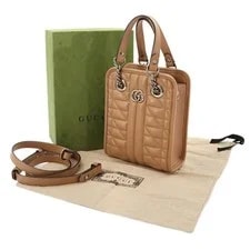 Gucci — Gucci GG Marmont Mini 2-Way Hand , , Compact — Handbag — resale
