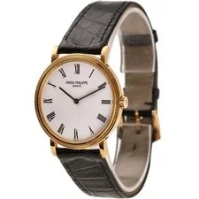 Patek Philippe Calatrava 5120J-001 18K Yellow Gold Automatic Box Papers 2002 3
