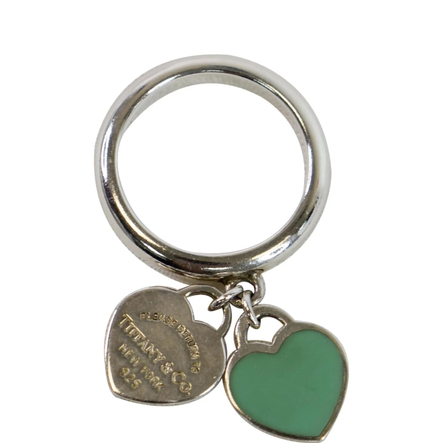 Tiffany & Co. — Tiffany & CO Double Heart Tag Ring US 4 — Accessory — resale