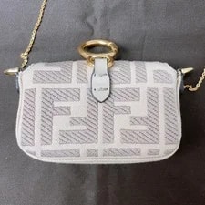 Fendi Nano Baguette Charm 2Way Crossbody Mini Auth 4