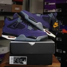 Size 4.5M/6W - Jordan 4 Retro Lakers FV5029-500 2
