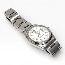 Rolex Date 34 Mm Steel White Roman Oyster Automatic 15200 N Series 1991 3
