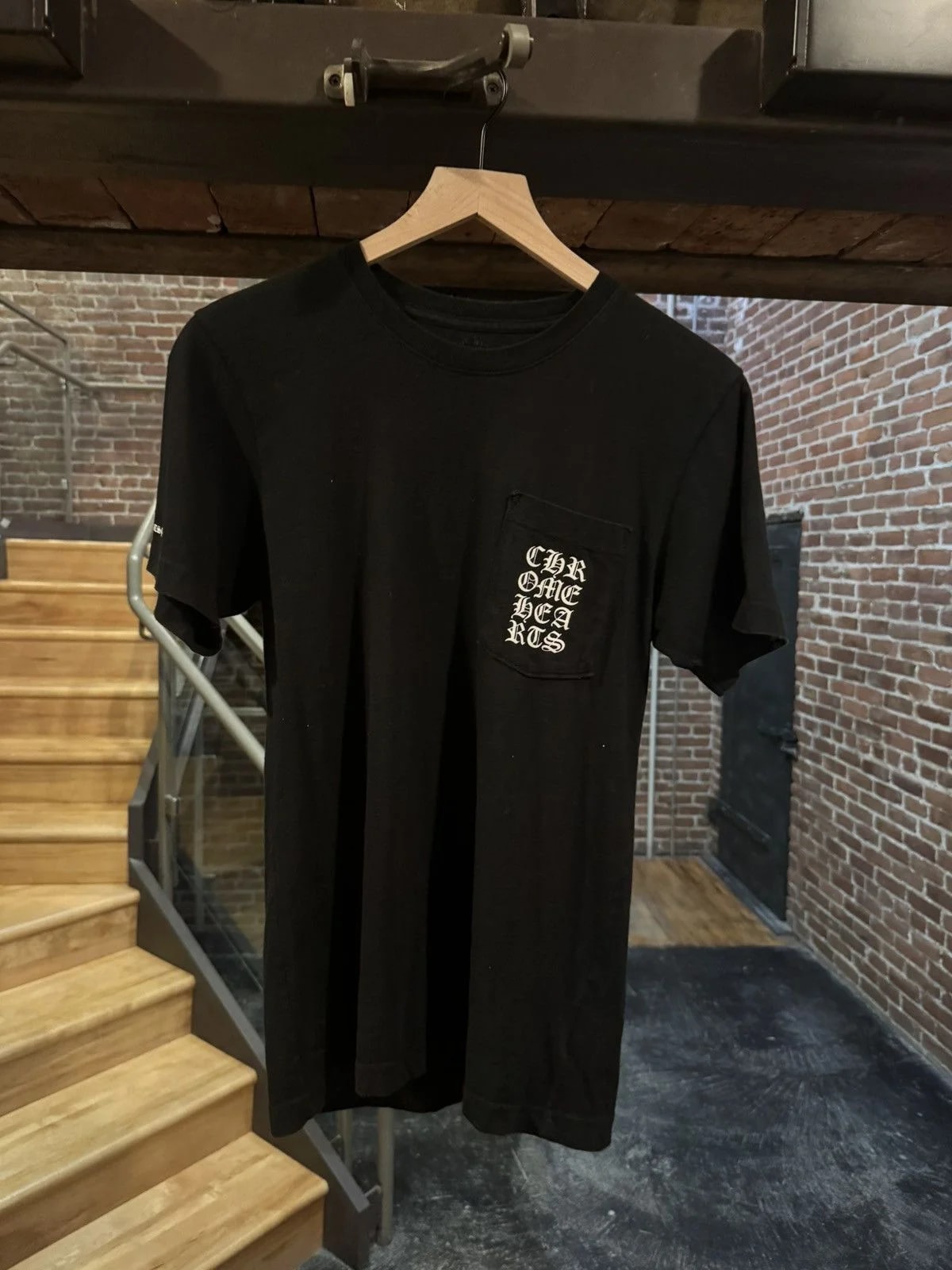 Chrome Hearts — Hearts Script Logo Short Sleeve Tee — streetwear — resale