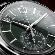 Patek Philippe Annual Calendar Chronograph Green Dial 5905/1A Box & Papers 4