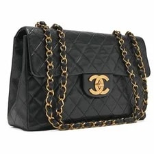 Chanel Chain Large Matelass 34cm Single Flap ( H 3