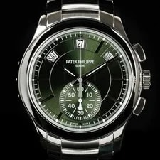 Patek Philippe Annual Calendar Flyback Chronograph 42mm Olive Green Dial 5905/1A 2