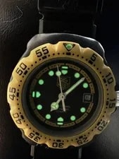 [Exc+5] TAG Heuer Formula 1 Professional 380.508 Yellow Black Quartz 3
