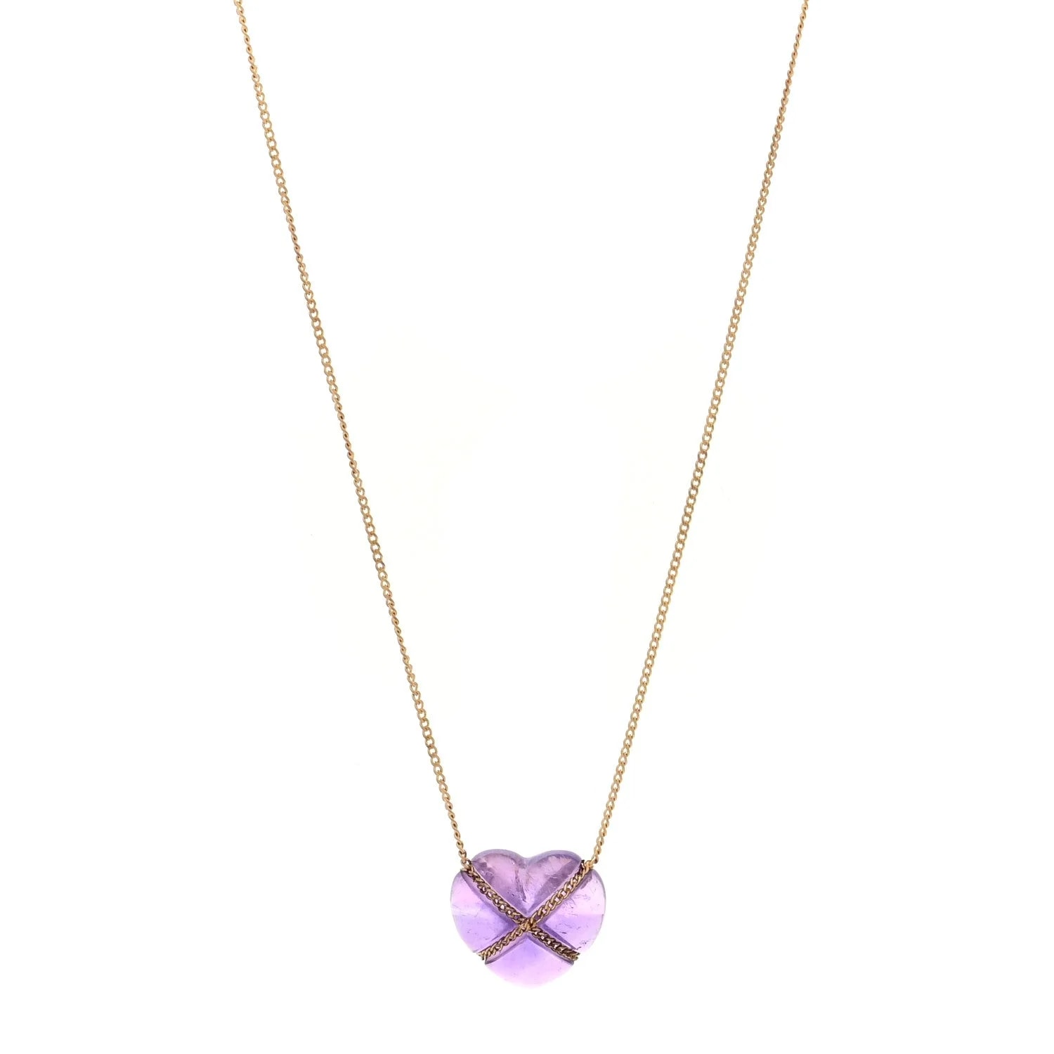 Tiffany & Co. — 18K Yellow Gold Crossover Heart — Jewelry — resale