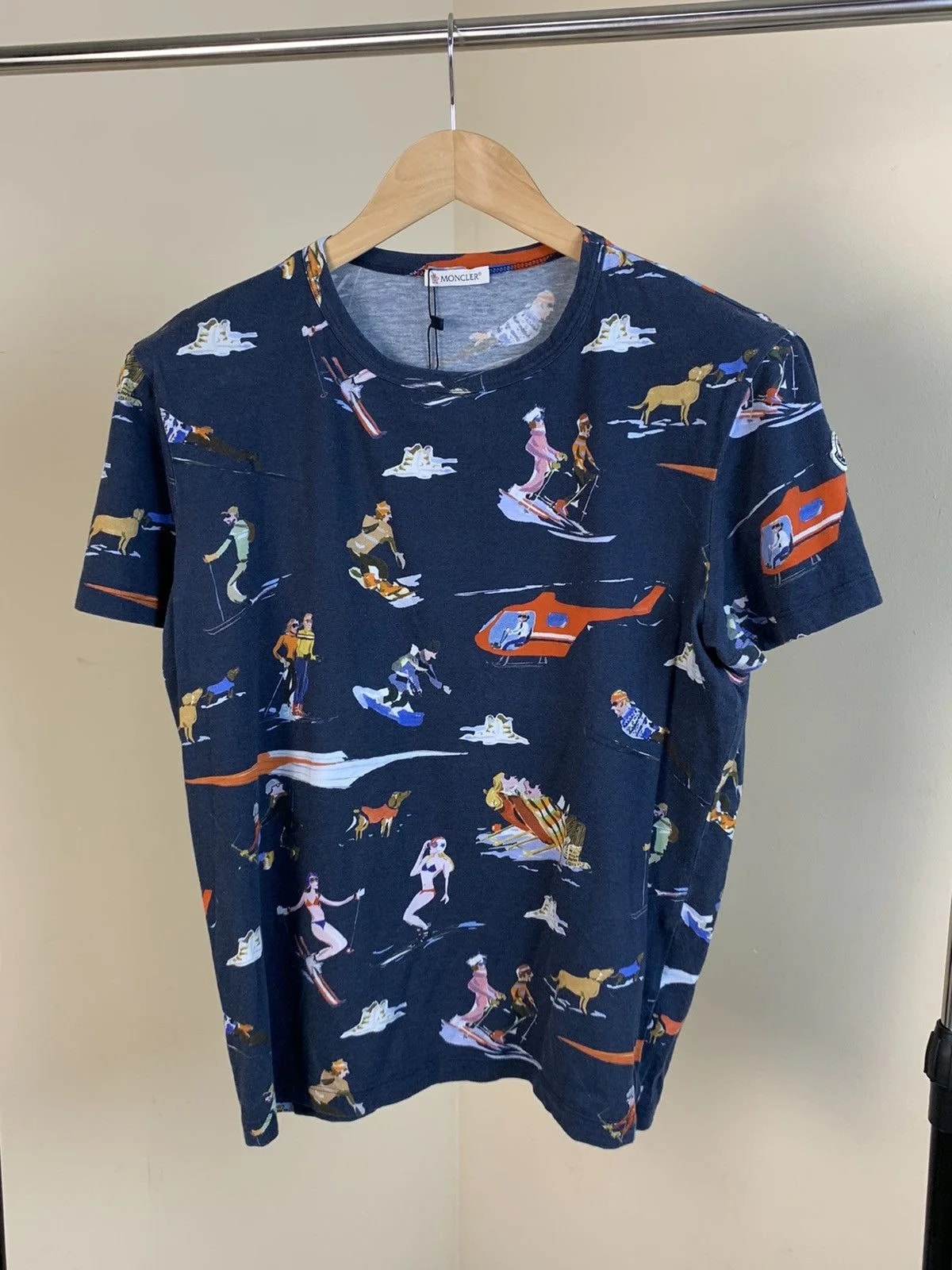 Moncler — Moncler Full Print T-shirt — streetwear — resale