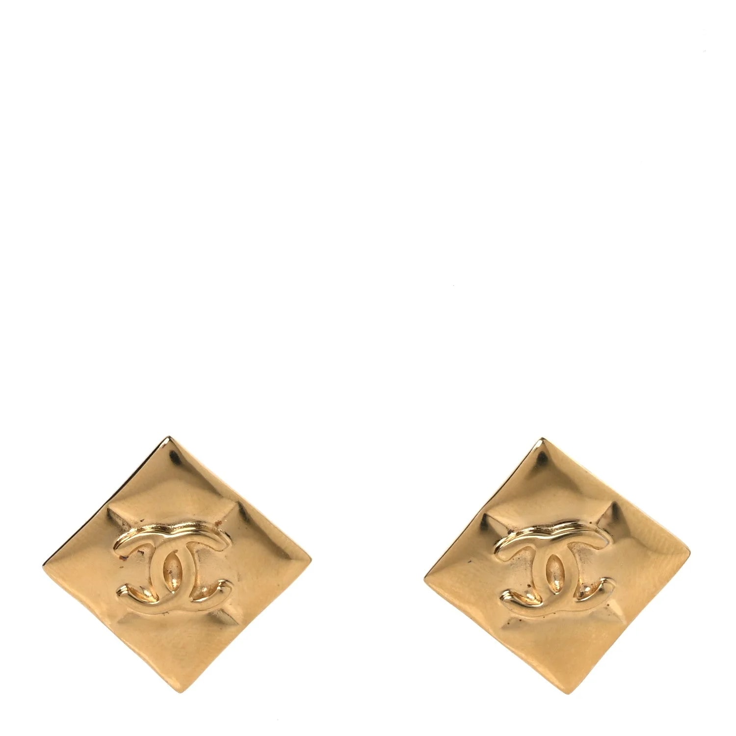 Chanel — Metal CC Square — Jewelry — resale