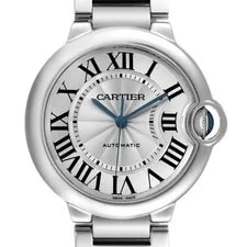 Cartier — Cartier Ballon Bleu 36 Midsize Steel Silver Dial W6920046 — Watch — resale